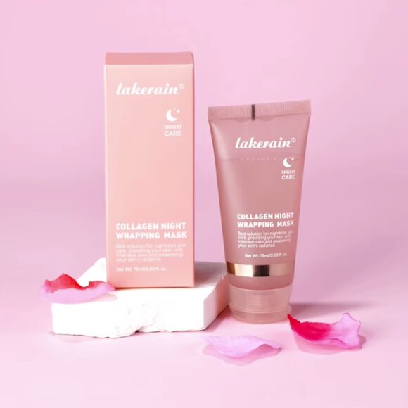 Lakerain Collagen Night Wrapping Mask Elasticity Hydration Care Reduces Sagging - Picture 14 of 15